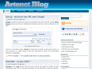 Blog Arténet - Web agency - Blog.artenet.fr