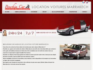 Aperçu visuel du site http://www.bourhim-car.com