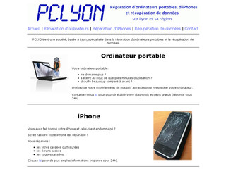 Pclyon.net - Réparation d'ordinateurs portables et d'iPhones