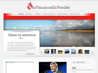 Aperçu visuel du site http://www.vos-vacances-en-vendee.fr/