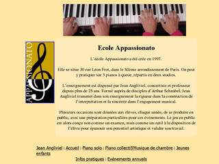 Aperçu visuel du site http://appassionato.jeanangliviel.fr