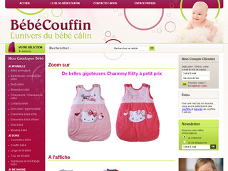 Aperçu visuel du site http://www.bebecouffin.com