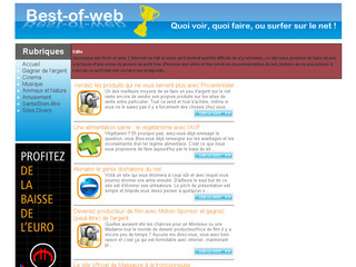 Aperçu visuel du site http://www.best-of-web.fr/