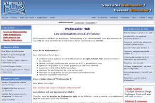 Webmaster Hub - Le Forum du Webmaster