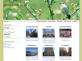 Aperçu visuel du site http://www.visitelyon.fr