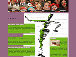 Aperçu visuel du site http://www.vivandiere.fr