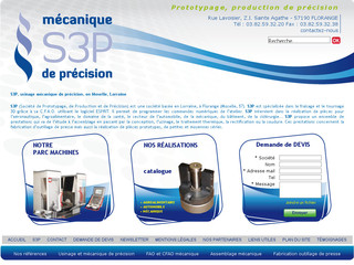 Aperçu visuel du site http://www.s3p57.fr/