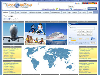Aperçu visuel du site http://www.globeholidays.net/fr/
