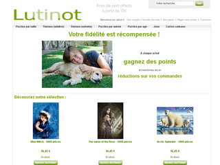 Aperçu visuel du site http://www.lutinot.fr/