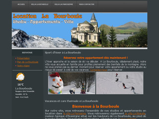 Aperçu visuel du site http://bourboule-location.fr
