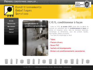 Aperçu visuel du site http://www.ces-conditionneur.fr/
