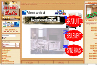 Aperçu visuel du site http://www.economic-meubles.com