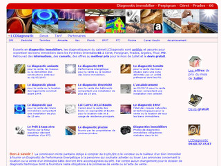 Aperçu visuel du site http://www.lcdiagnostic.fr