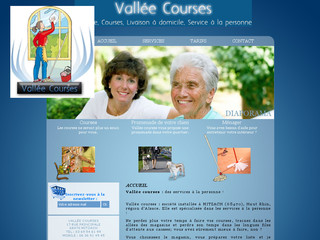 Aperçu visuel du site http://www.valleecourses.com/