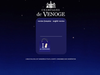 Aperçu visuel du site http://www.champagnedevenoge.com