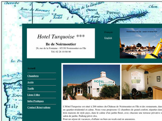 Aperçu visuel du site http://www.hotel-turquoise.fr/