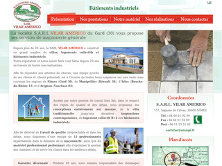 Aperçu visuel du site http://www.maconnerie-vilar-30.com/