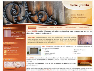 Aperçu visuel du site http://www.restaurateur-decorateur-peintre.fr/