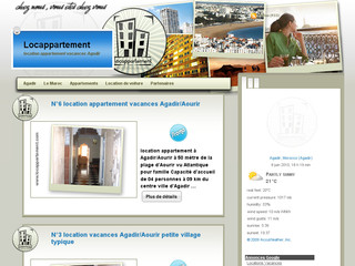 Aperçu visuel du site http://www.locappartement.com