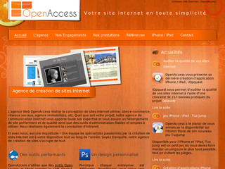 OpenAccess : création de sites Internet - Openaccess.fr