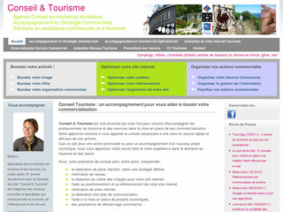 Aperçu visuel du site http://conseil-et-tourisme.fr