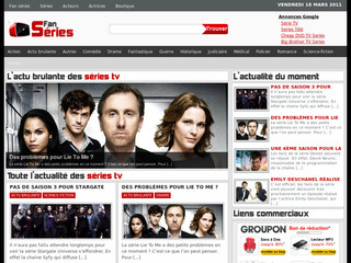 Aperçu visuel du site http://www.fanseries.fr