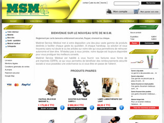 MSM, vente de matériel médical en ligne - Msmedical.net