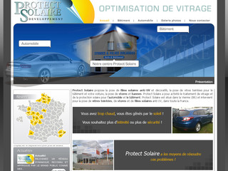 Aperçu visuel du site http://www.protect-solaire.fr