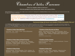 Aperçu visuel du site http://www.chambres-dhotes-provence.net Aperçu visuel du site http://www.chambres-dhotes-provence.net