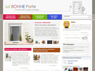 Aperçu visuel du site http://www.la-bonne-porte.fr/