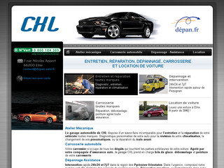Aperçu visuel du site http://www.depan-auto.fr