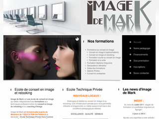 Aperçu visuel du site http://www.image-de-mark.fr