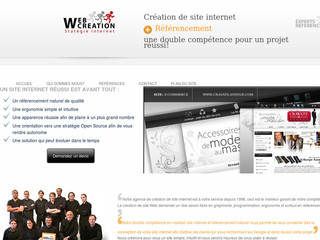 Aperçu visuel du site http://www.creation-site-internet-paris.com