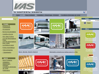 Aperçu visuel du site http://www.vartechnologie.com