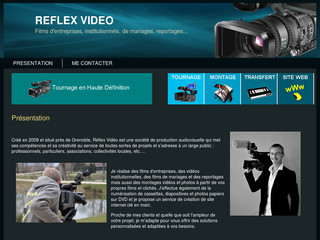 Aperçu visuel du site http://www.reflex-video.fr