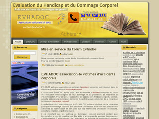 Evhadoc.fr - Association de victimes d’accidents corporels Evhadoc.fr - Association de victimes d’accidents corporels