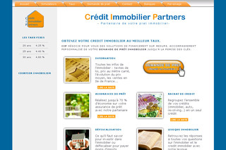 Aperçu visuel du site http://www.creditimmobilierpartners.fr