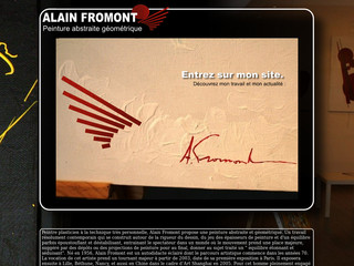 Aperçu visuel du site http://www.alainfromont.com