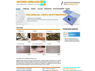 Aperçu visuel du site http://www.carrelage-faience-var.com