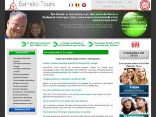 Aperçu visuel du site http://www.soins-dentaires-etranger.fr