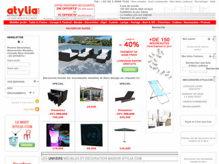 Aperçu visuel du site http://www.atylia.com