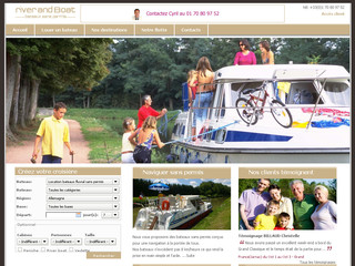Aperçu visuel du site http://www.river-and-boat.fr