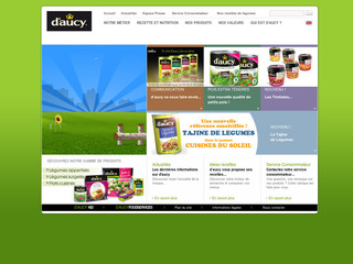 Aperçu visuel du site http://www.daucy.fr