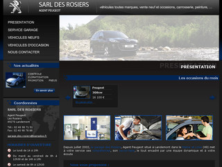 Aperçu visuel du site http://www.garage-desrosiers-49.com/