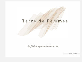 Aperçu visuel du site http://www.terre-de-femmes.com