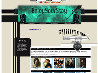 Aperçu visuel du site http://www.enjoyyourstay.net