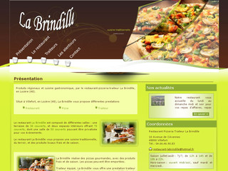 Aperçu visuel du site http://www.restaurant-traiteur-labrindille.fr/