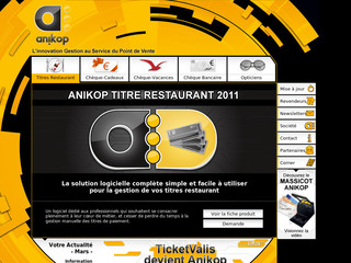 Aperçu visuel du site http://www.anikop.com