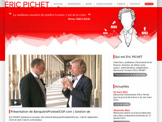 Aperçu visuel du site http://www.ericpichet.fr