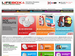 Aperçu visuel du site http://www.lifebox.fr